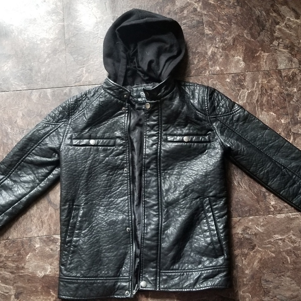 Black Hooded Jacket